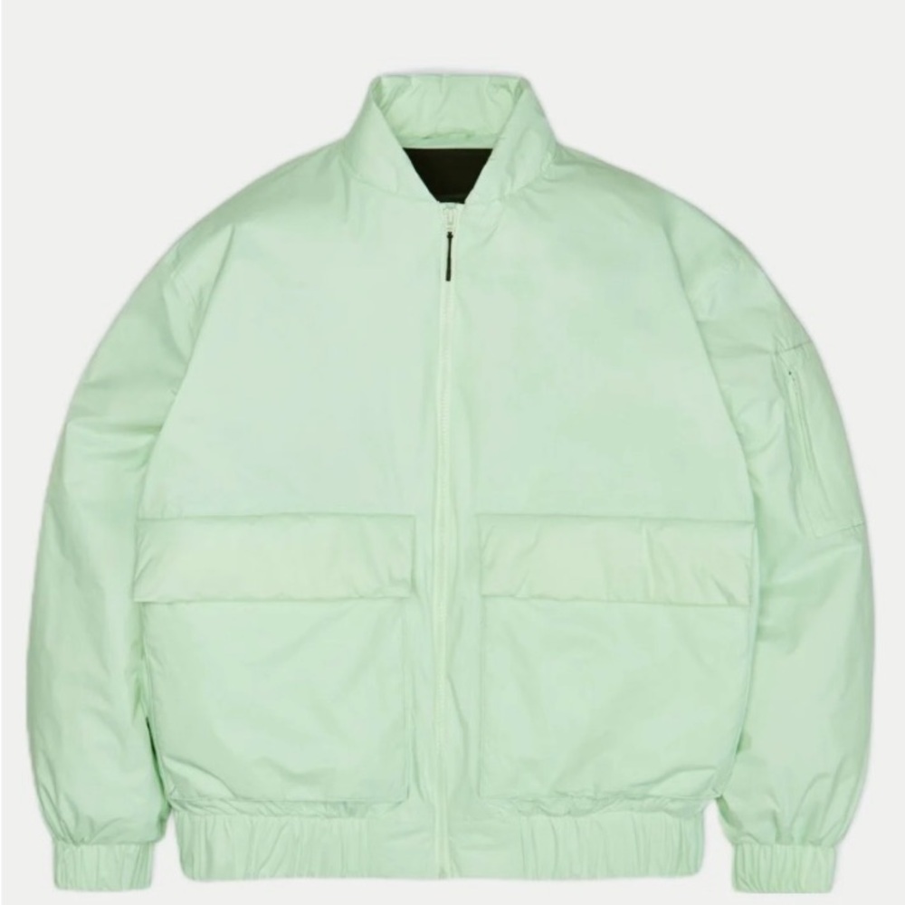NWT Rains Fuse Bomber Jacket. Size XL. Color is MINERAL. MSRP $200+